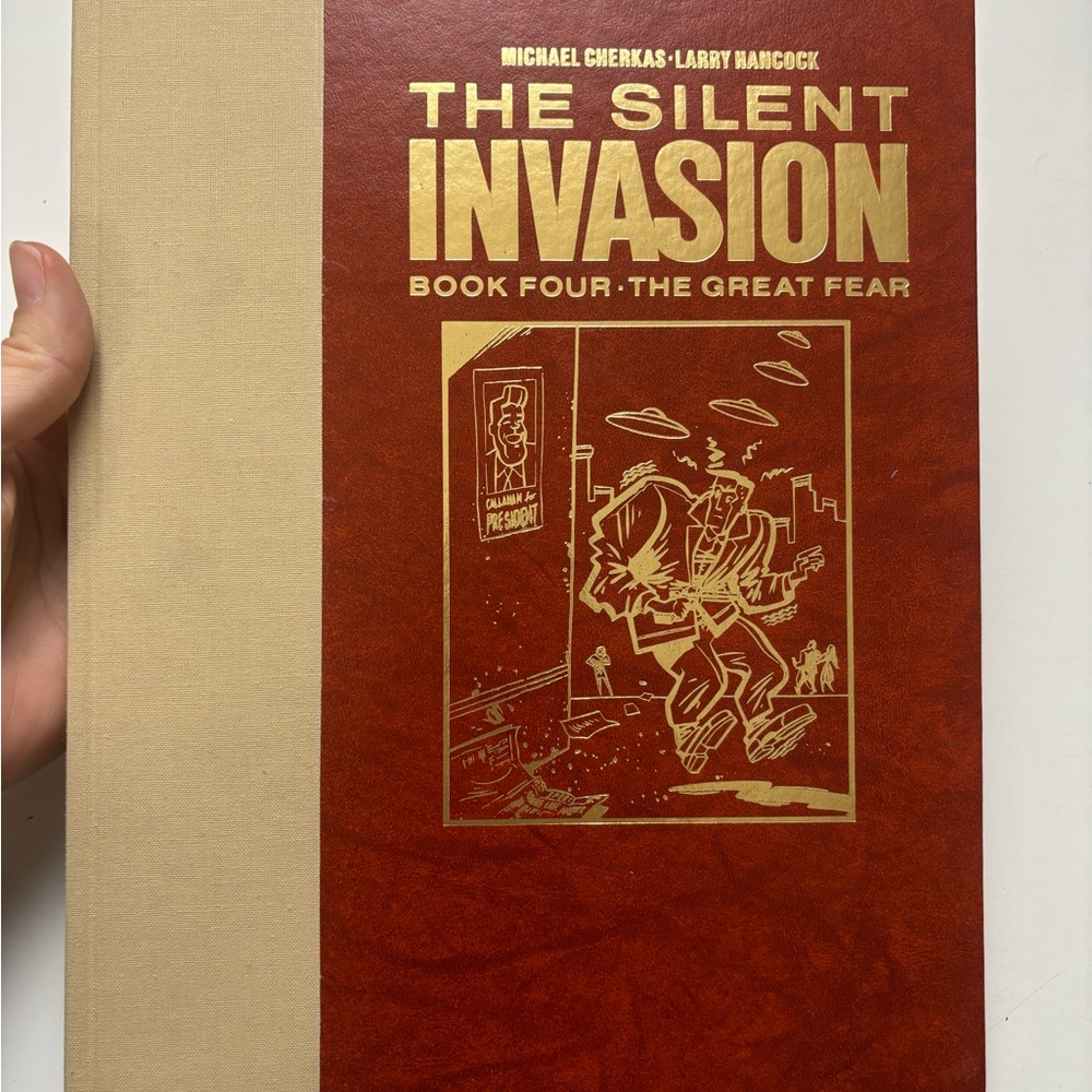 The Silent Invasion Book four The Great‎ Fear signed hardcover book